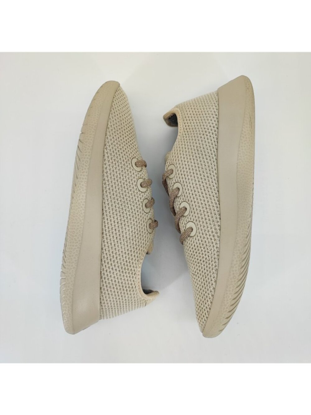 Allbirds Tree Runner Women's Size 7 US Beige Knit Sneakers TR3WWHE070-0624HL - Picture 6 of 9